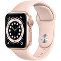 Apple Watch Series 6 (GPS + Cellular, 40mm) - Gold Aluminum Case with Pink Sand Sport Band - M02P3LL/A