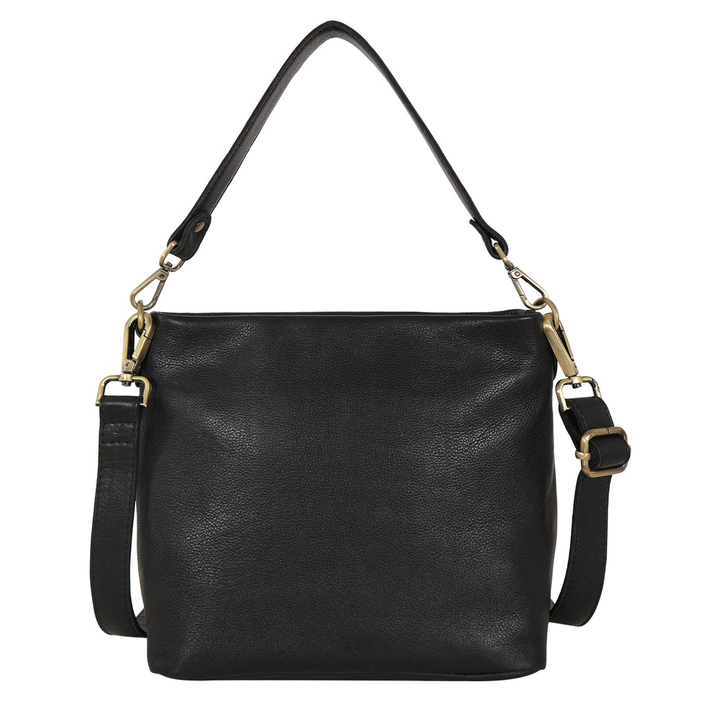 Tabor Milled Leather Crossbody Bag - Image 8