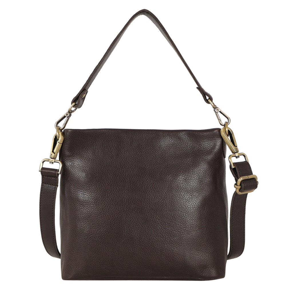 Tabor Milled Leather Crossbody Bag - Image 13