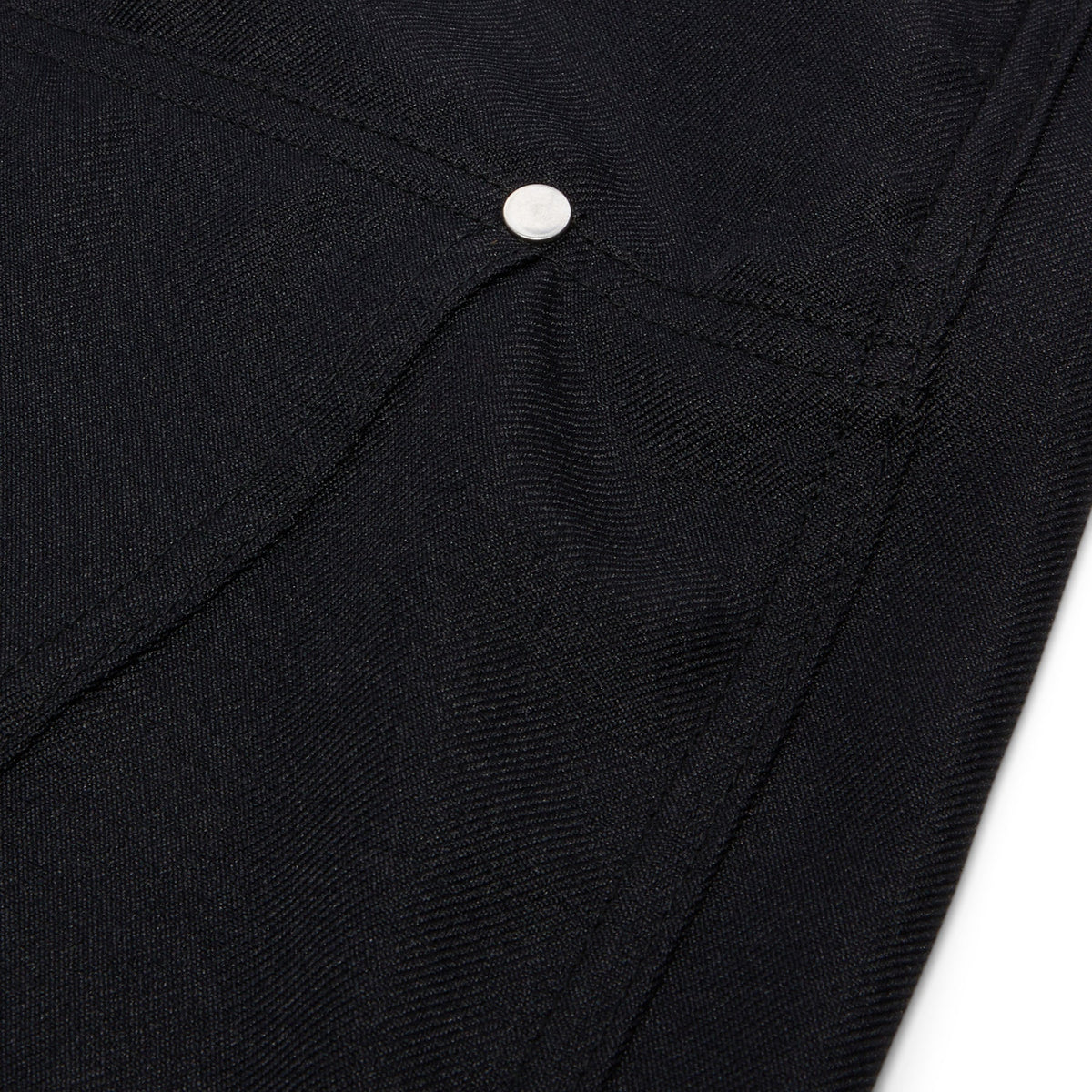 Rhude Reza Double Knee Baggy Short (Black) - Image 2