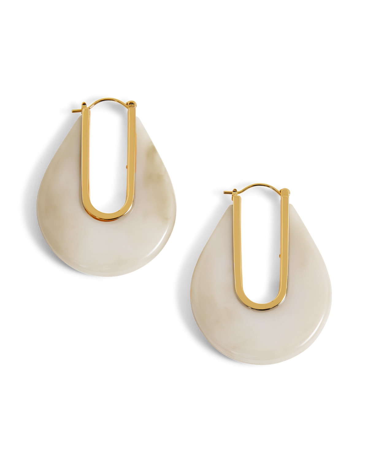 Resin Drop Hoop Earring - Image 6