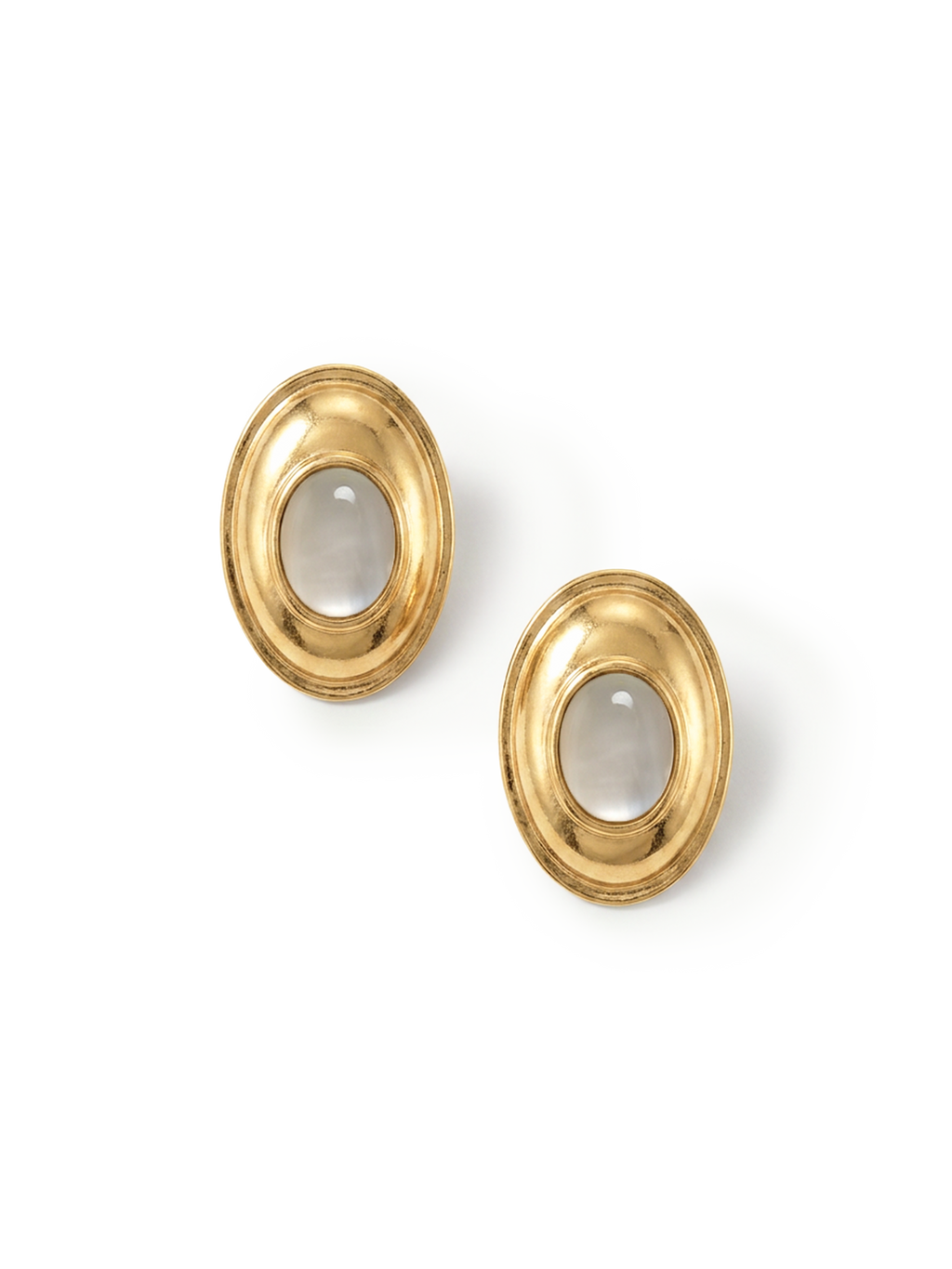Cat’s Eye Cabochon Earring - Image 6