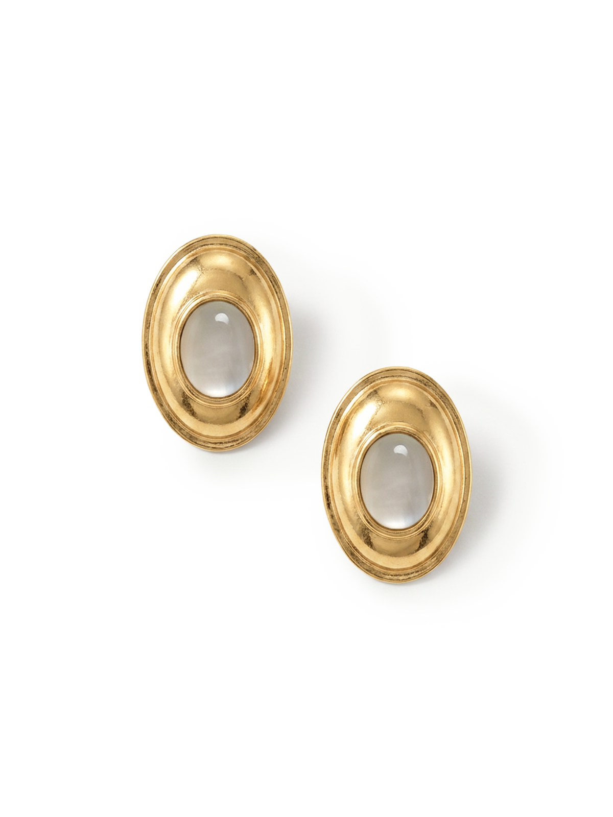 Cat’s Eye Cabochon Earring - Image 6