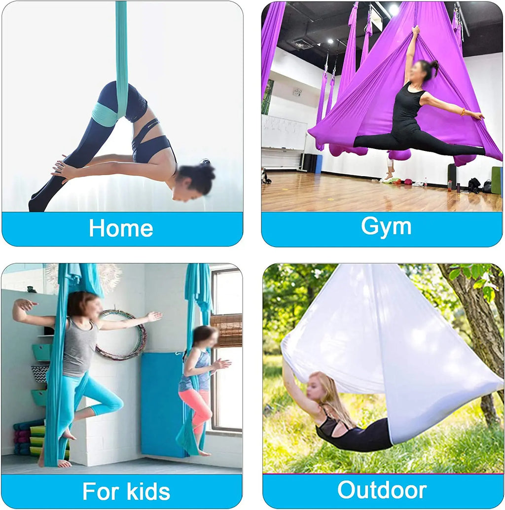 Aerial Yoga Hammock Set - Image 3