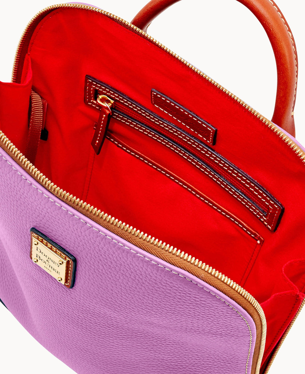 Pebble Grain Zip Pod Backpack - Image 107