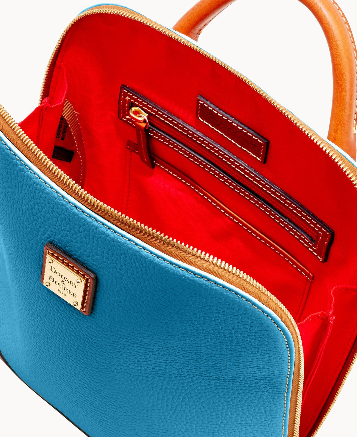 Pebble Grain Zip Pod Backpack - Image 79