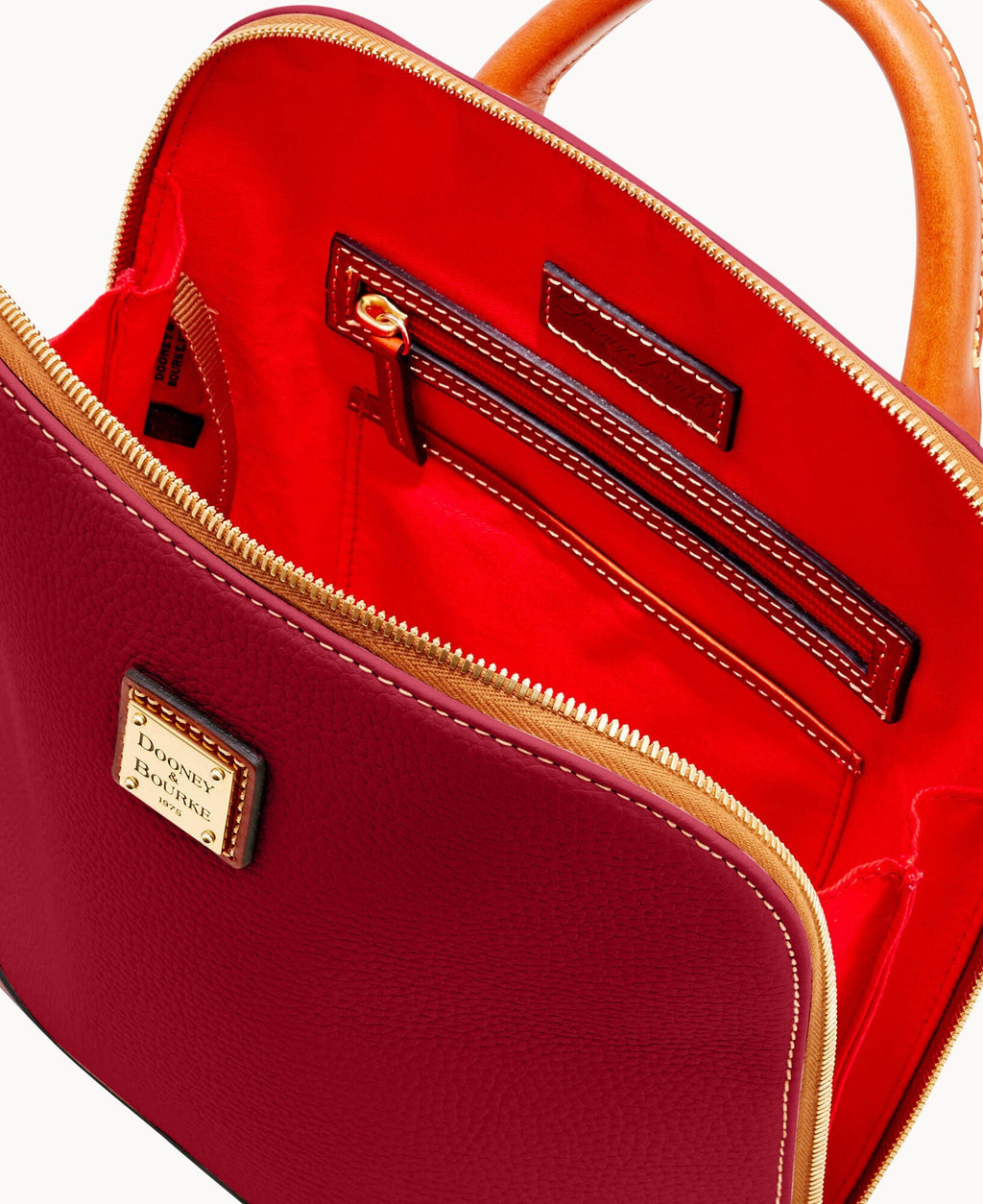 Pebble Grain Zip Pod Backpack - Image 75