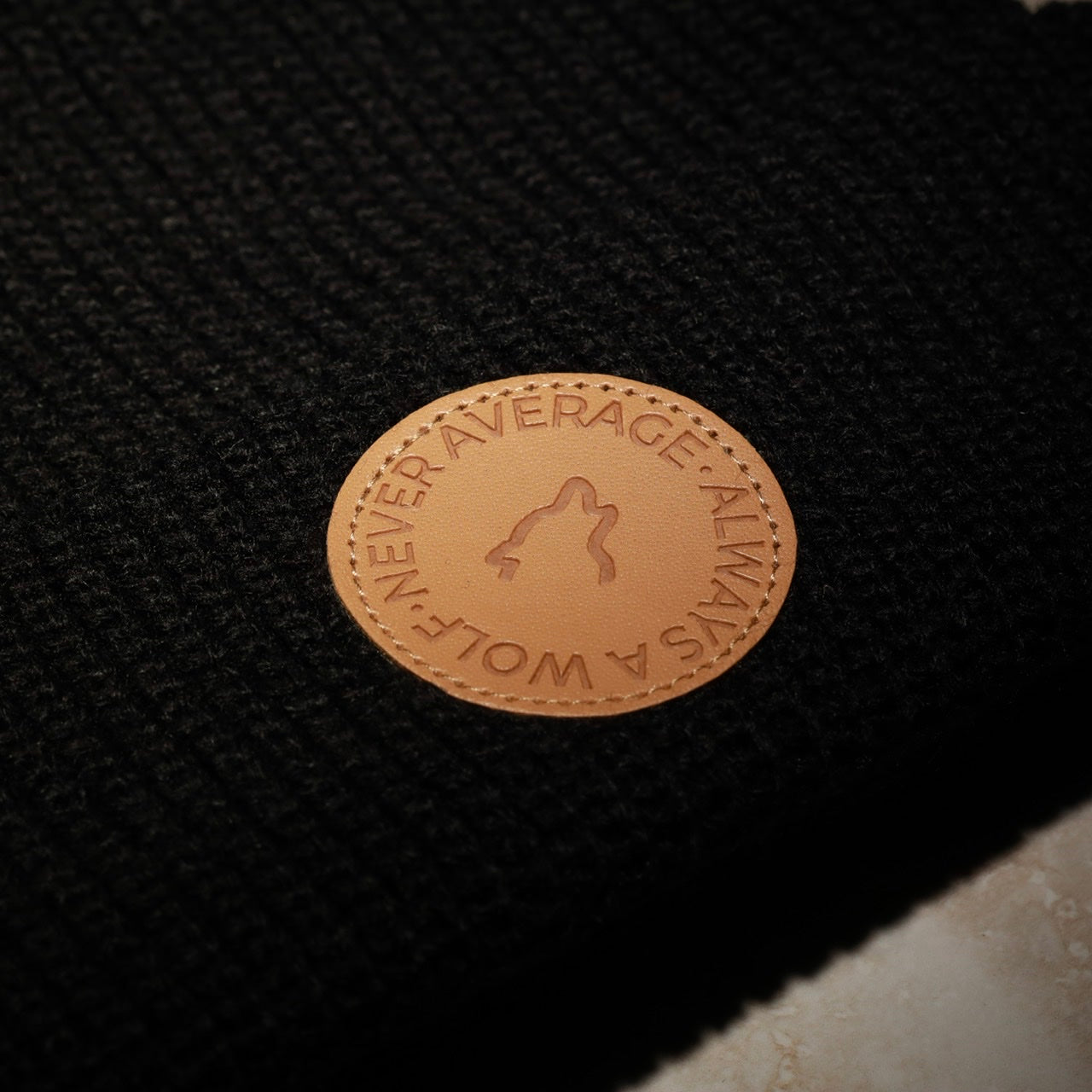 Alpha Black Beanie
