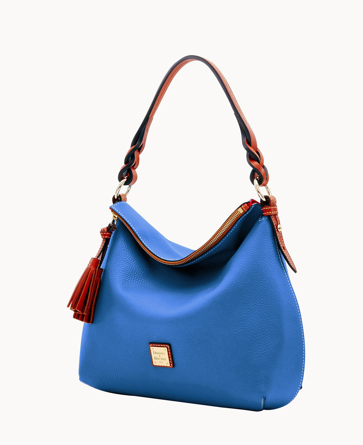 Pebble Grain Twist Strap Hobo - Image 58