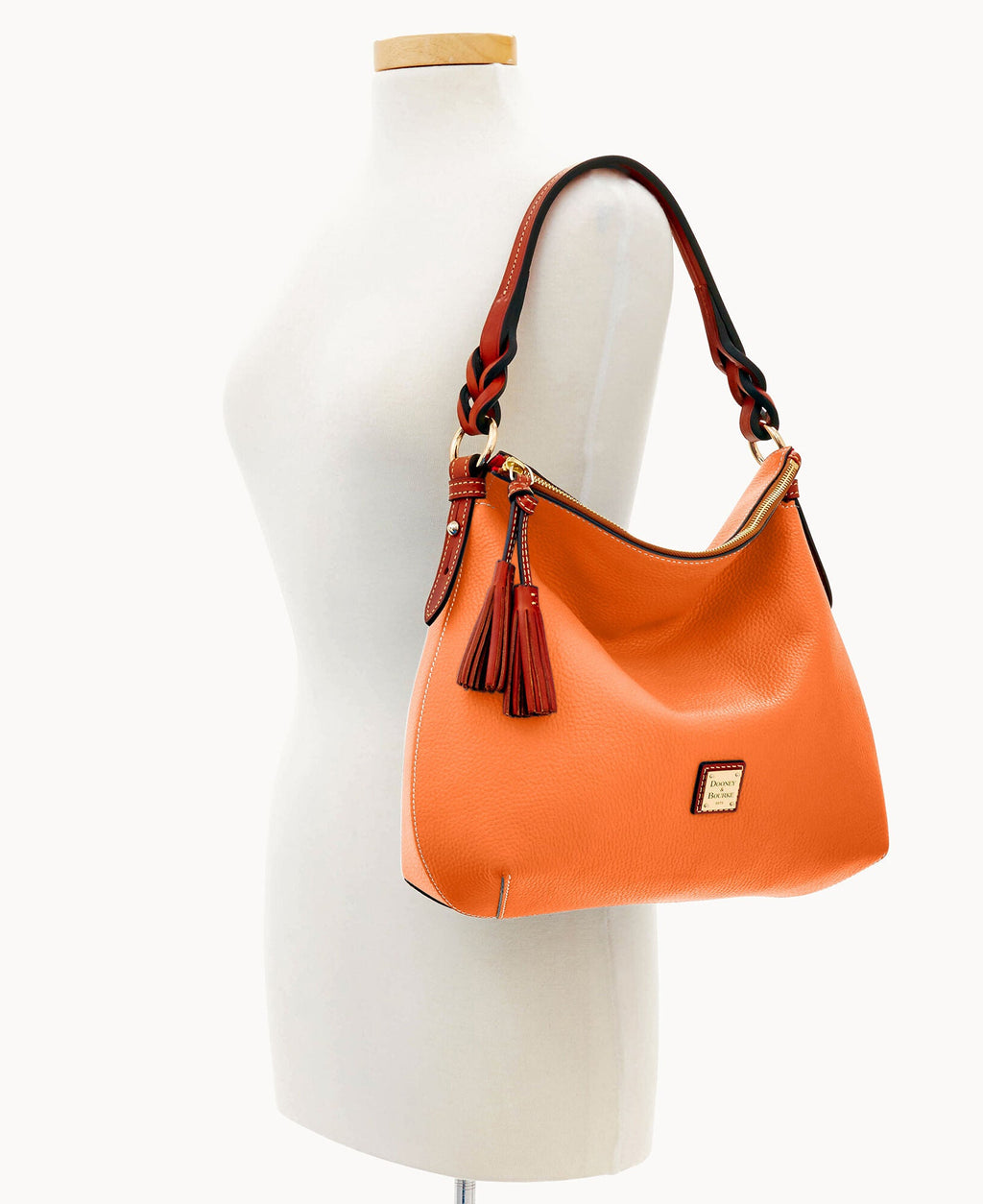 Pebble Grain Twist Strap Hobo - Image 52