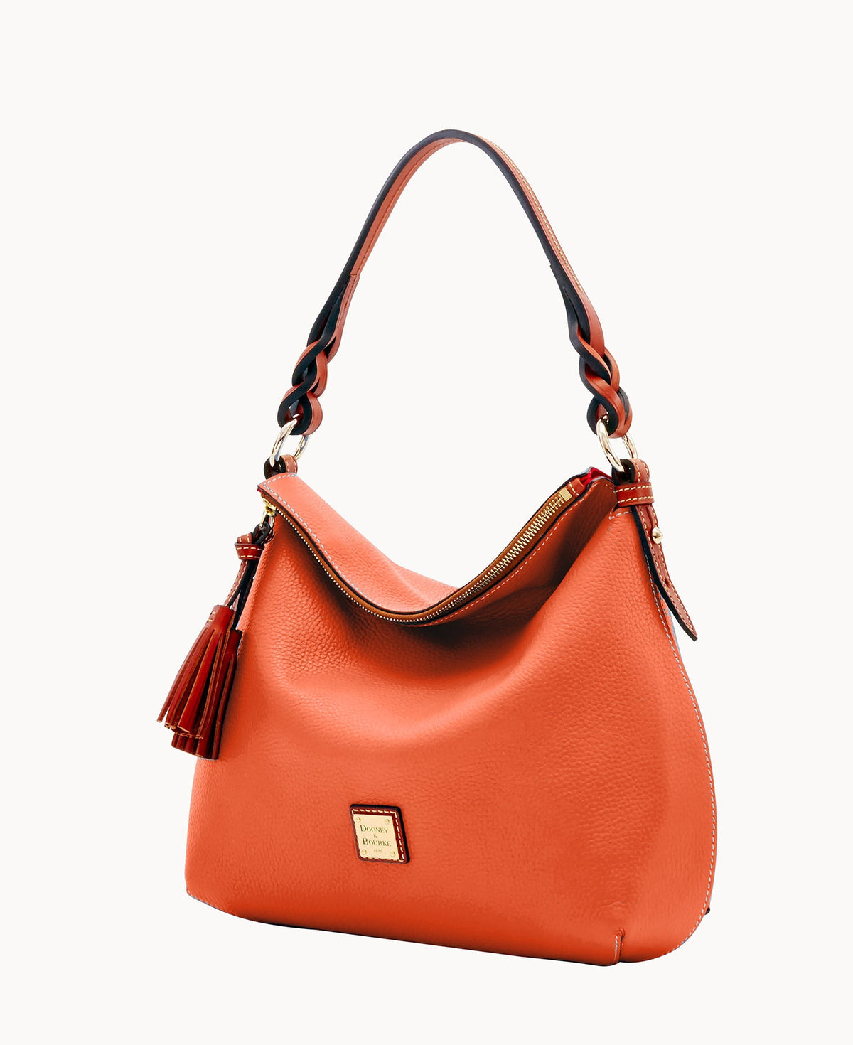 Pebble Grain Twist Strap Hobo - Image 86