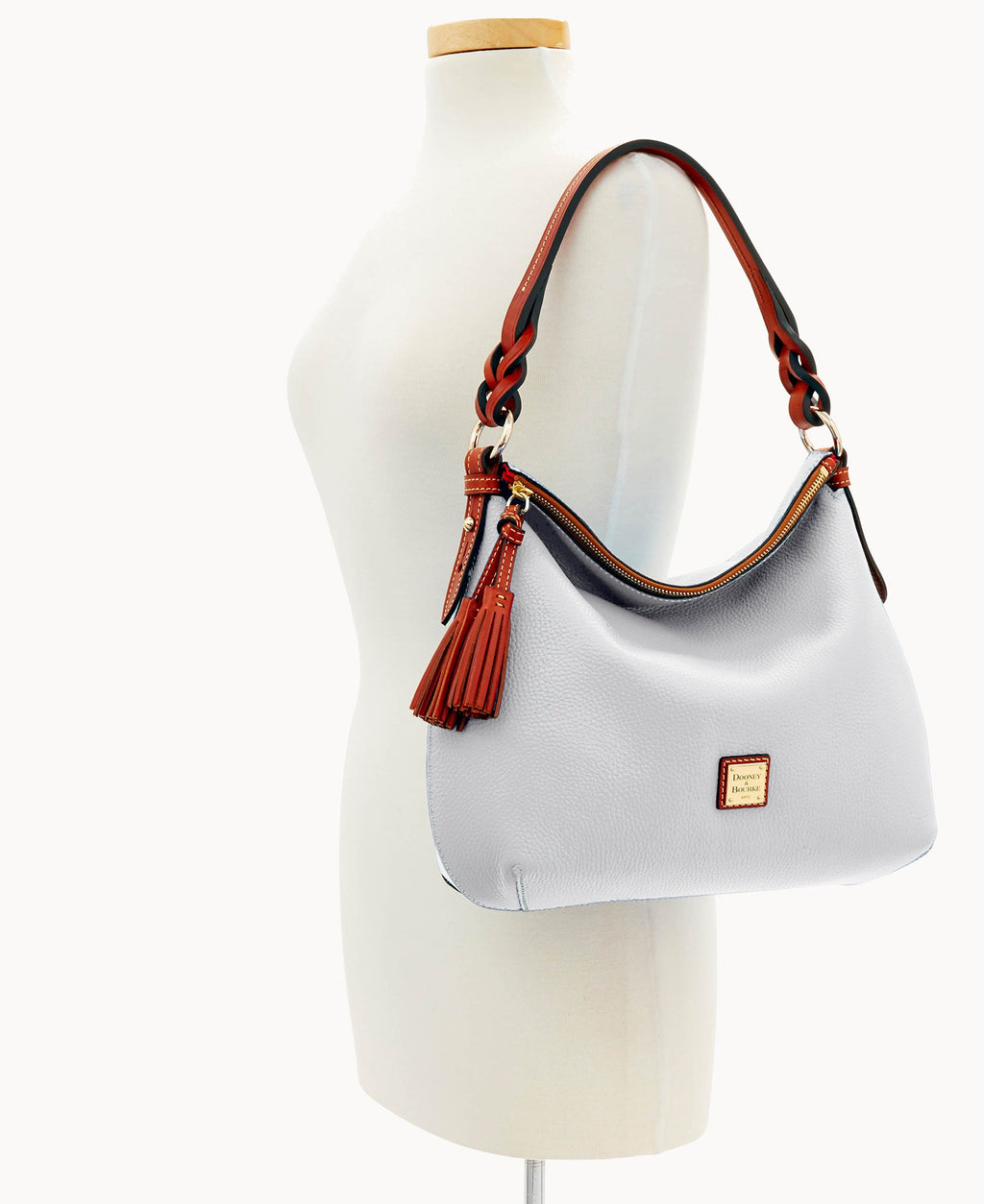 Pebble Grain Twist Strap Hobo - Image 92