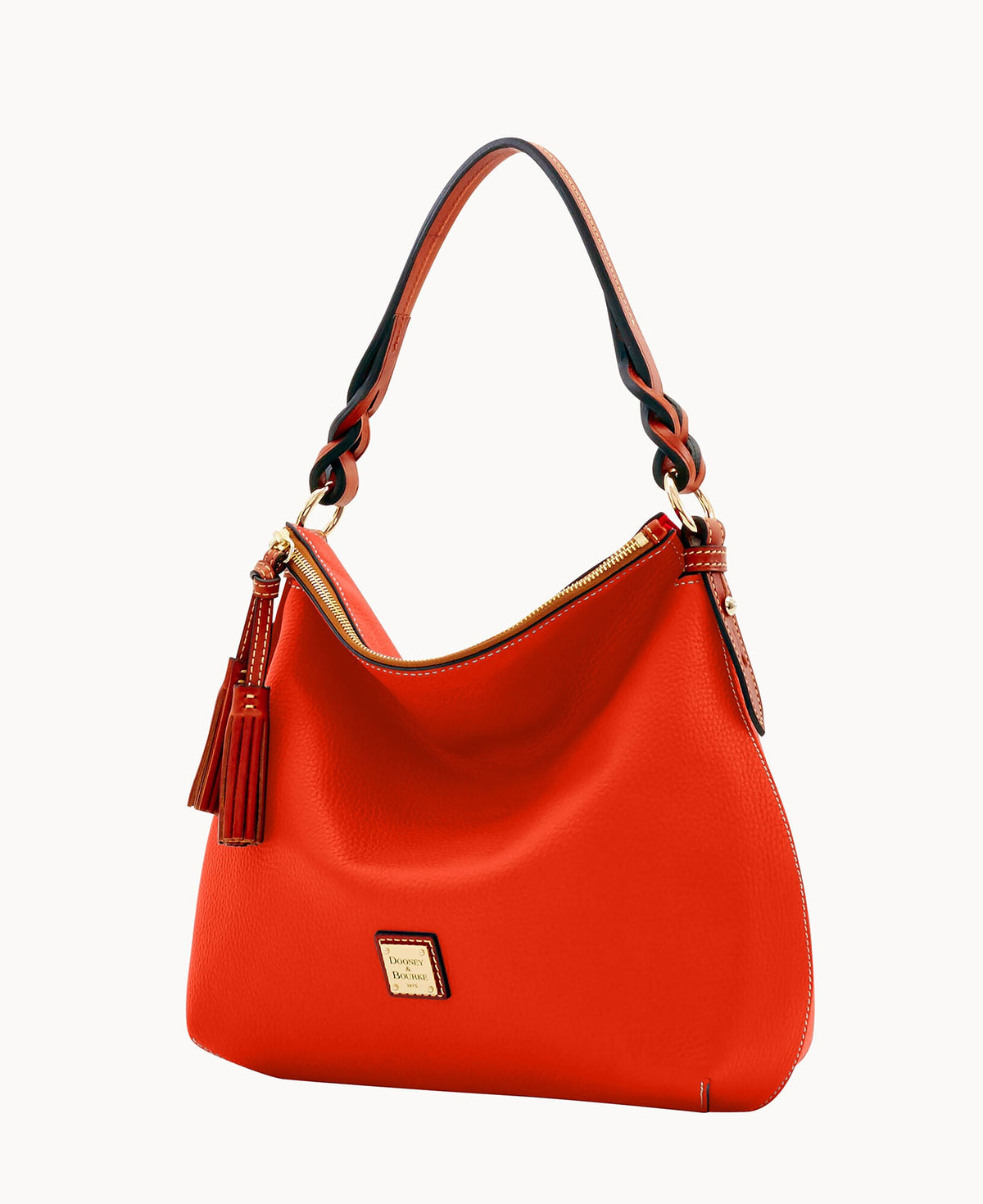 Pebble Grain Twist Strap Hobo - Image 54