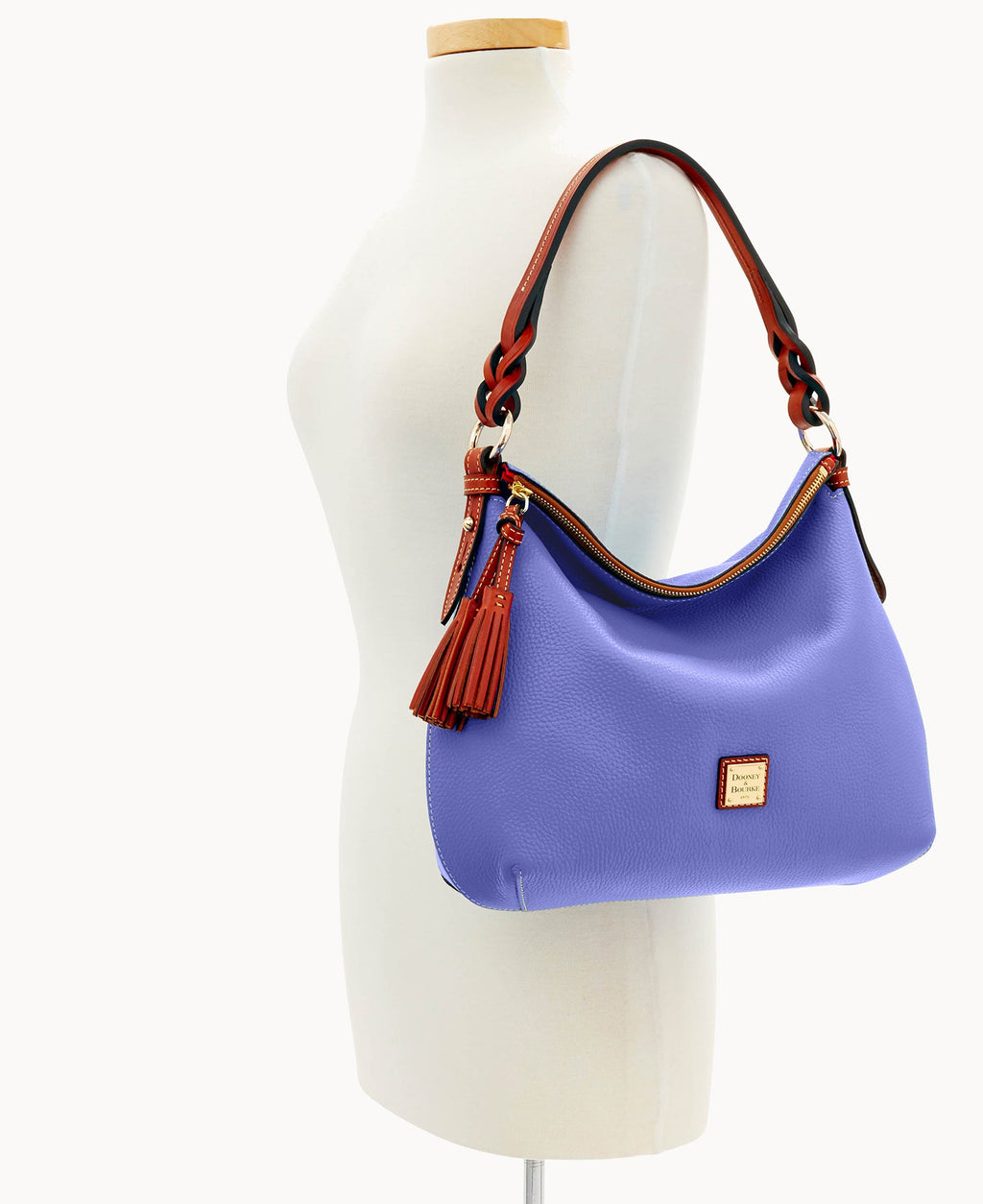 Pebble Grain Twist Strap Hobo - Image 68
