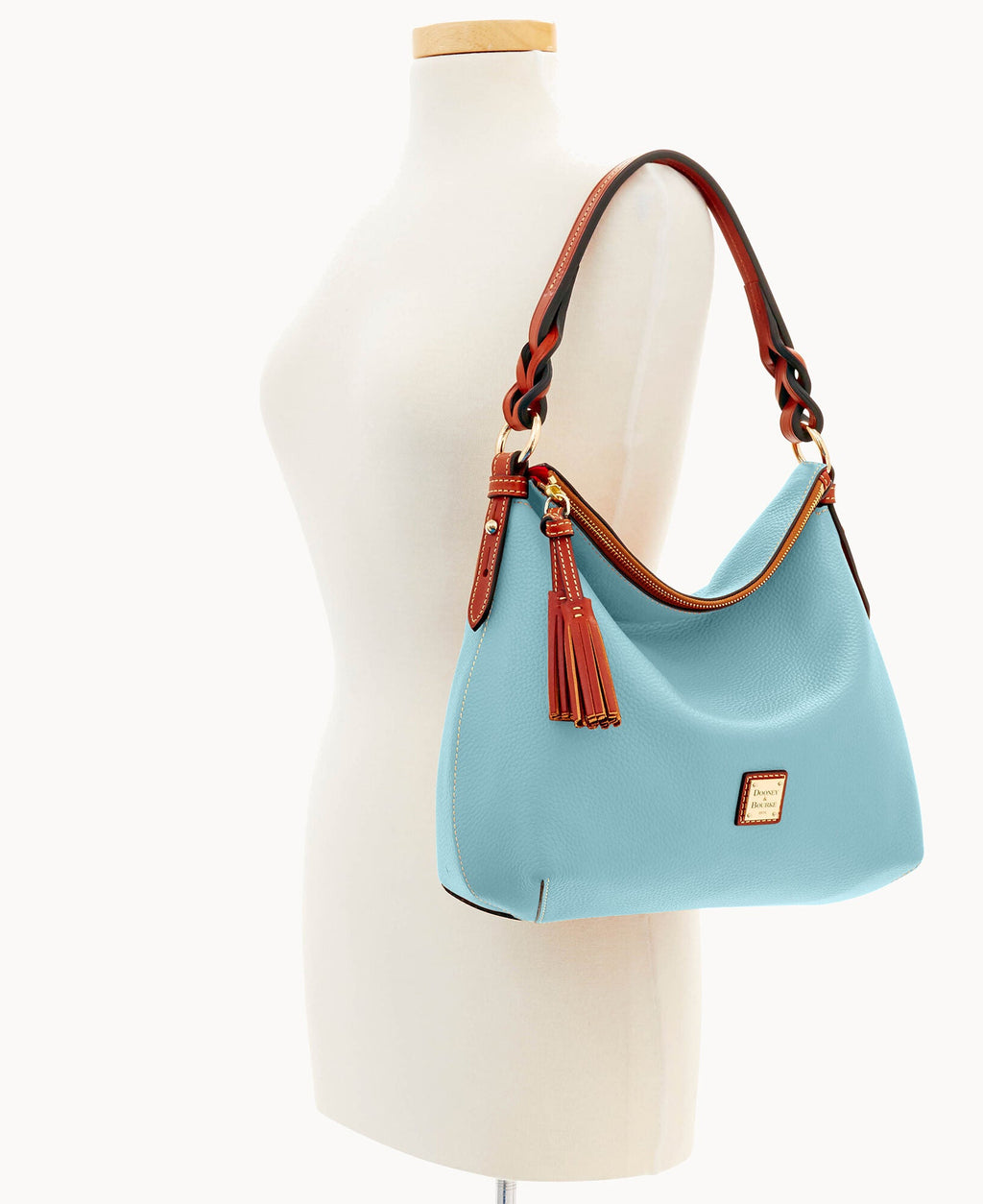 Pebble Grain Twist Strap Hobo - Image 40