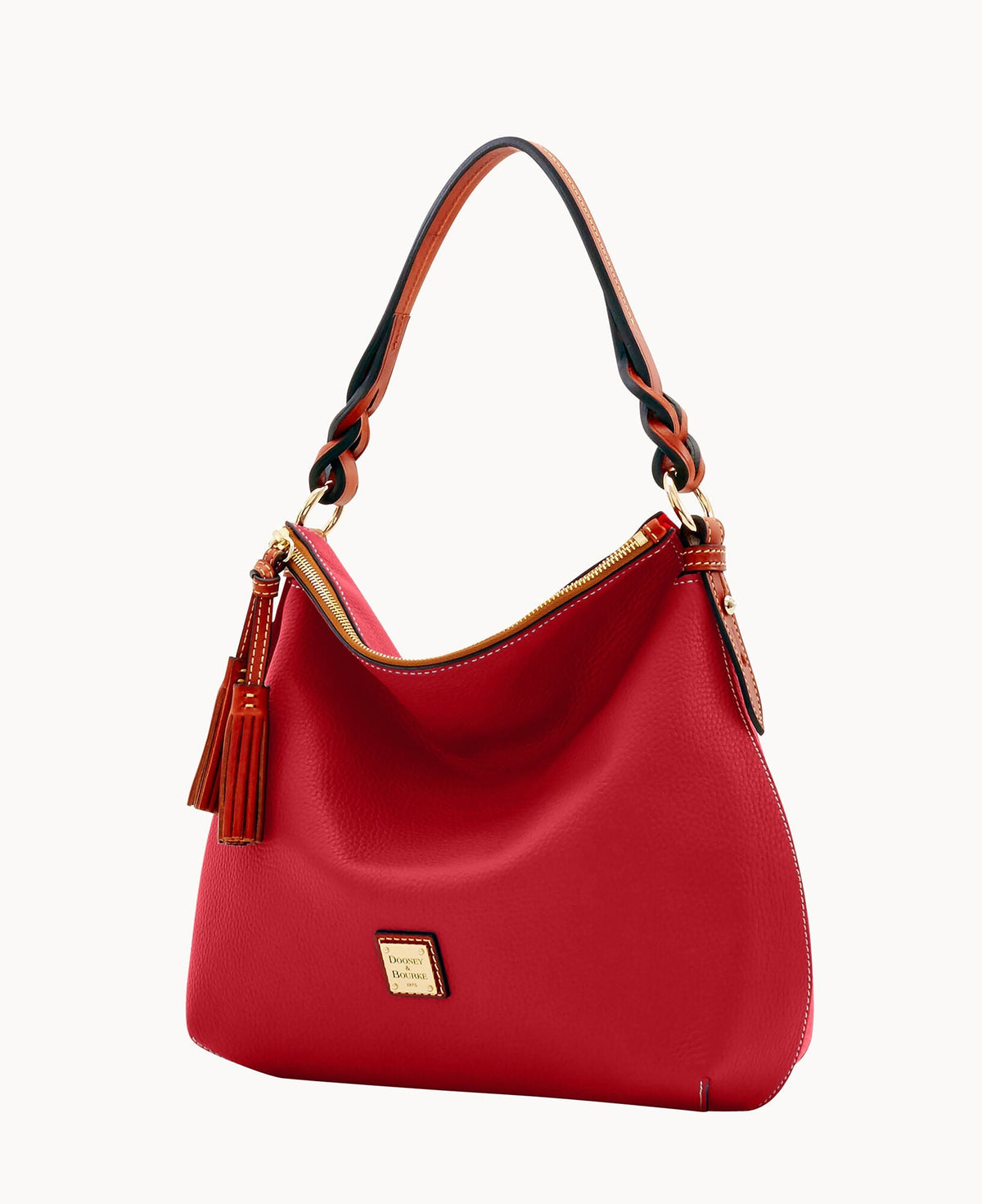 Pebble Grain Twist Strap Hobo - Image 34