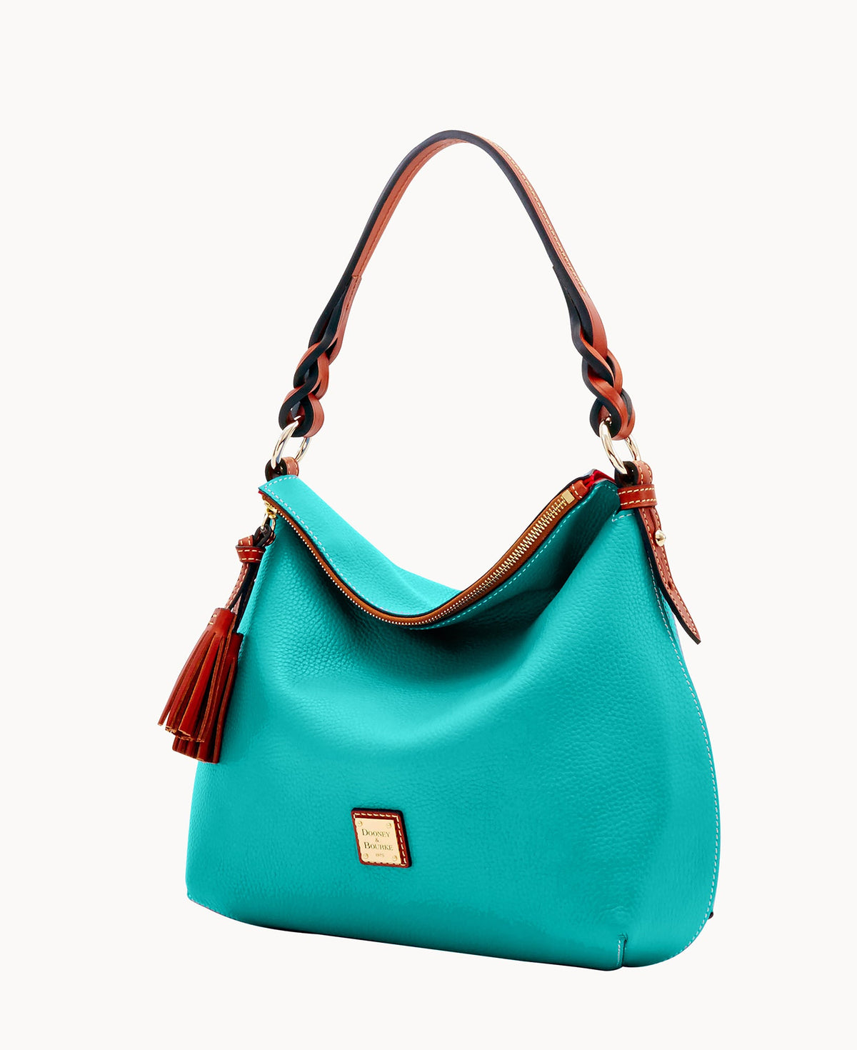 Pebble Grain Twist Strap Hobo - Image 98