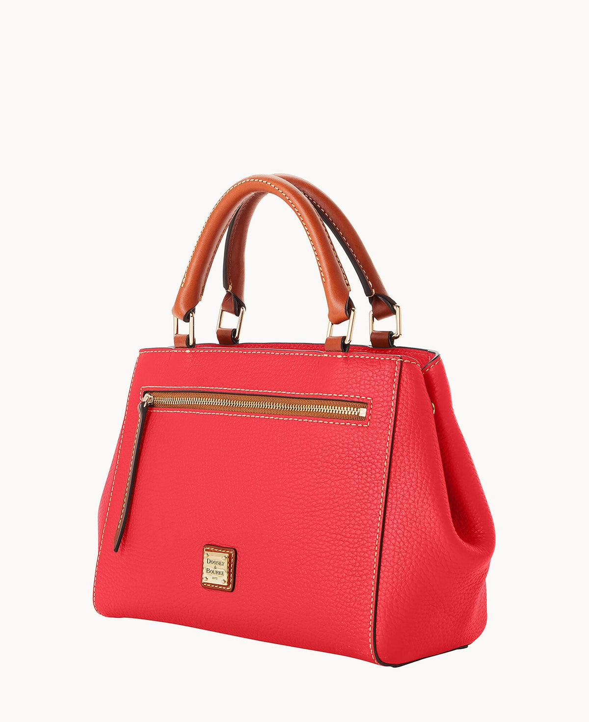 Pebble Grain Small Zip Satchel - Image 147