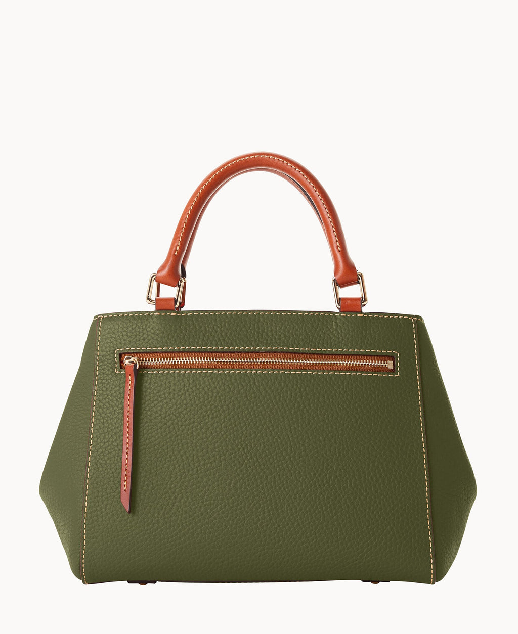 Pebble Grain Small Zip Satchel - Image 74