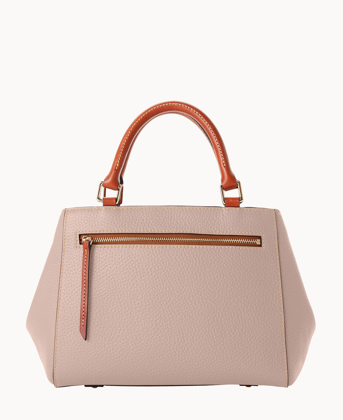 Pebble Grain Small Zip Satchel - Image 79