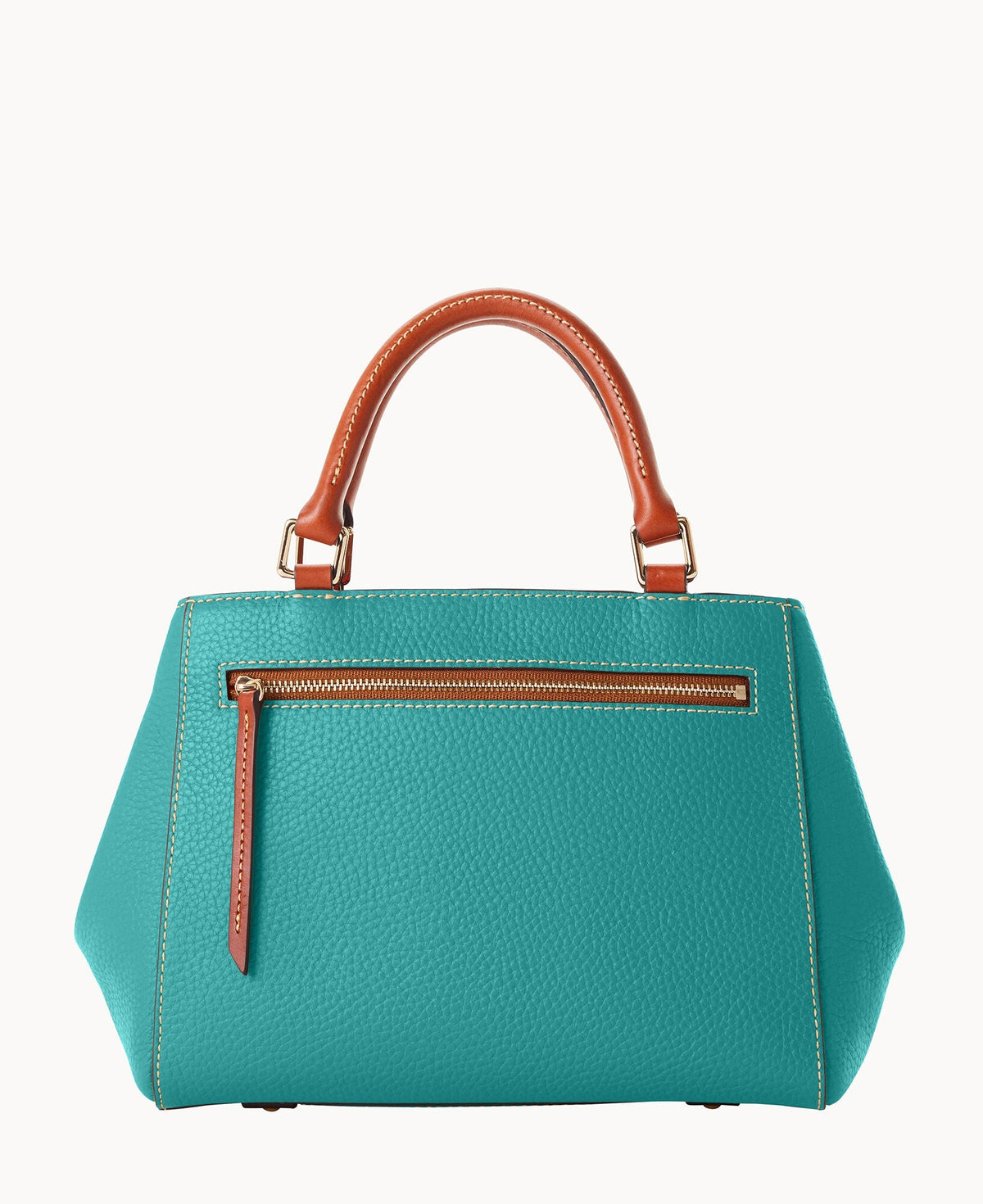 Pebble Grain Small Zip Satchel - Image 109