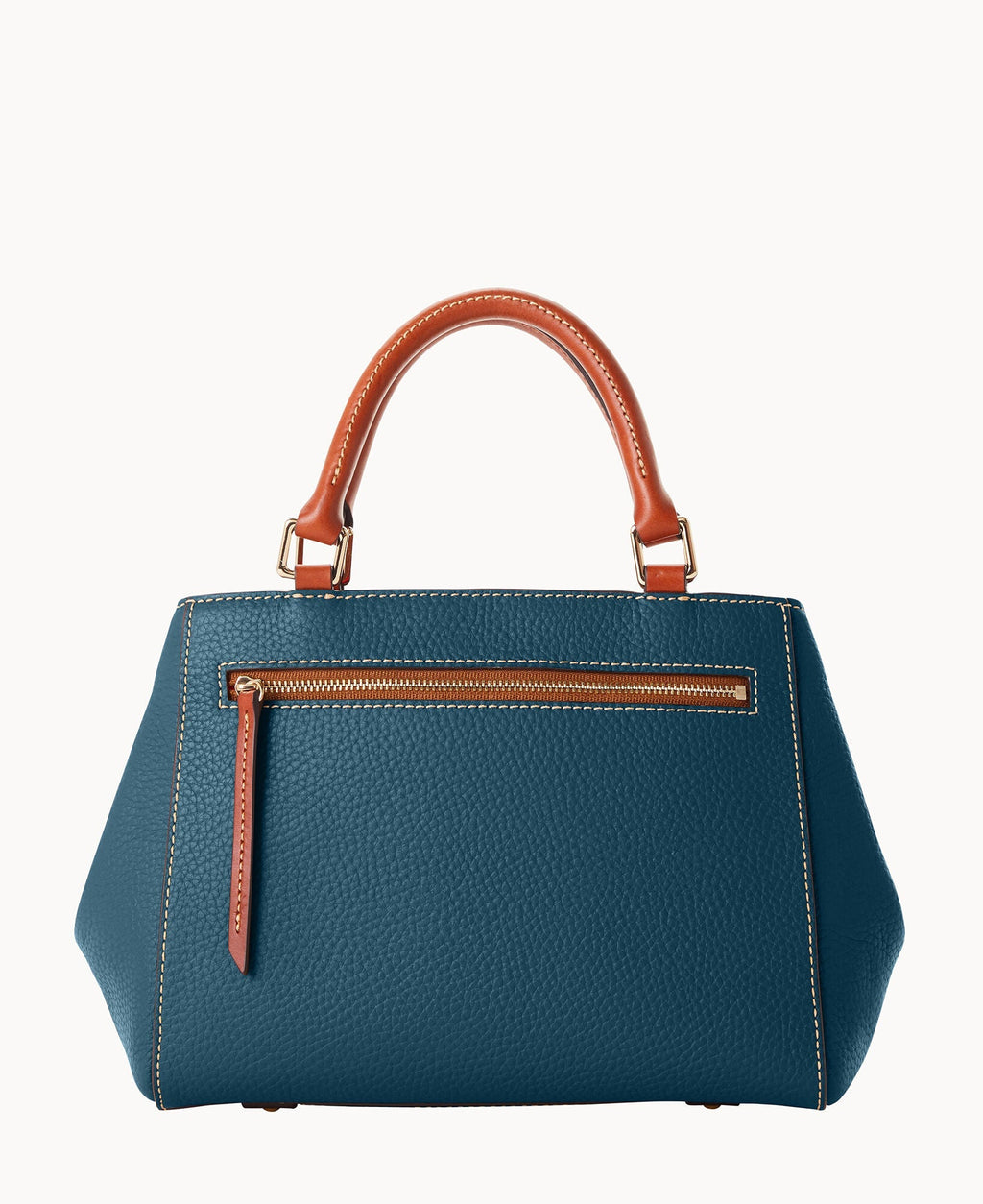 Pebble Grain Small Zip Satchel - Image 114