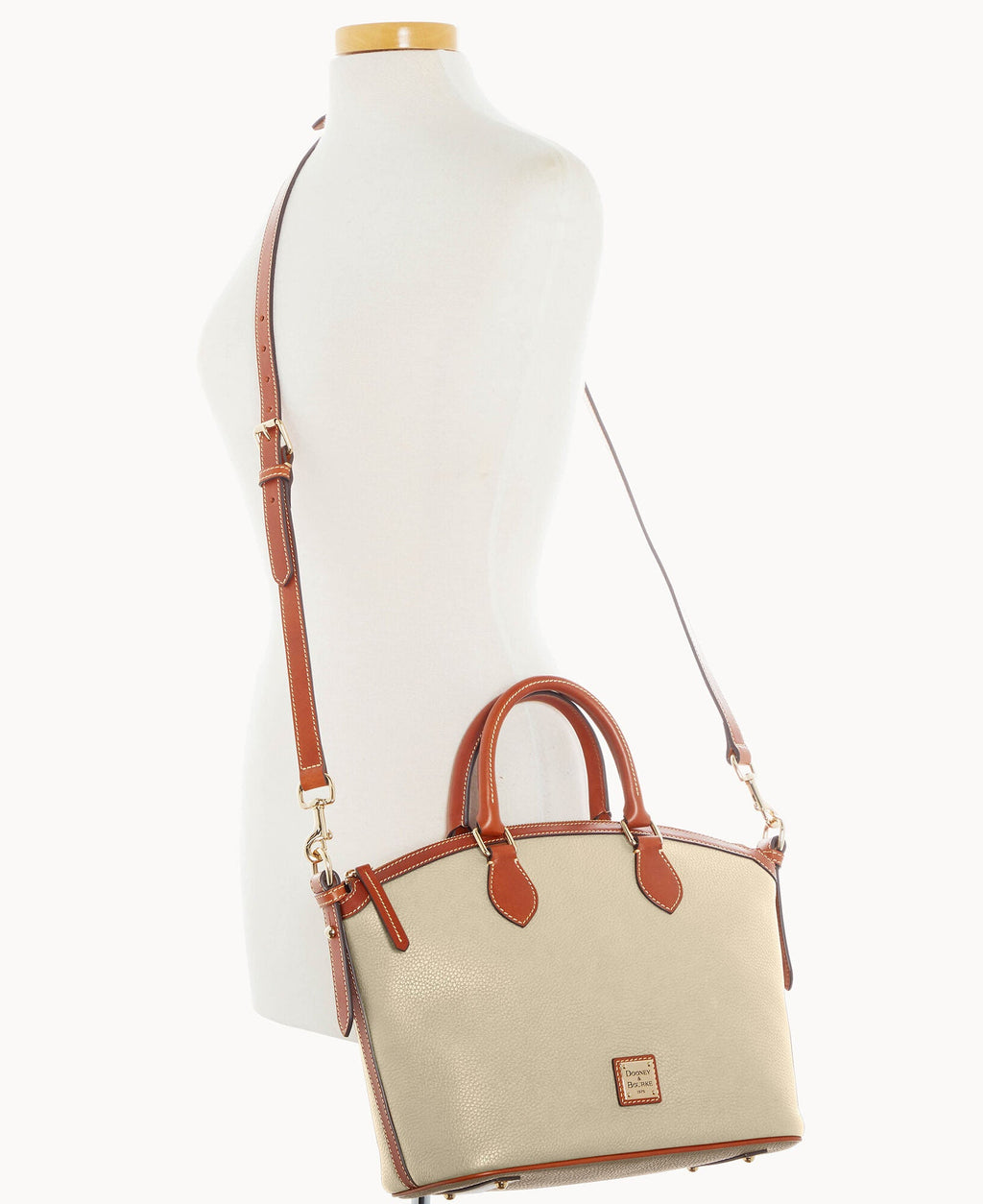 Pebble Grain Domed Satchel - Image 36