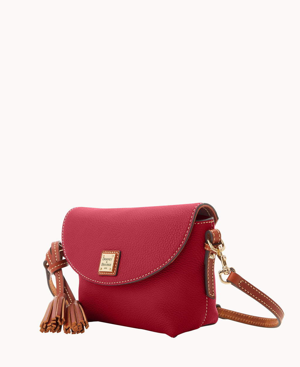 Pebble Grain Crossbody Saddle Bag - Image 102