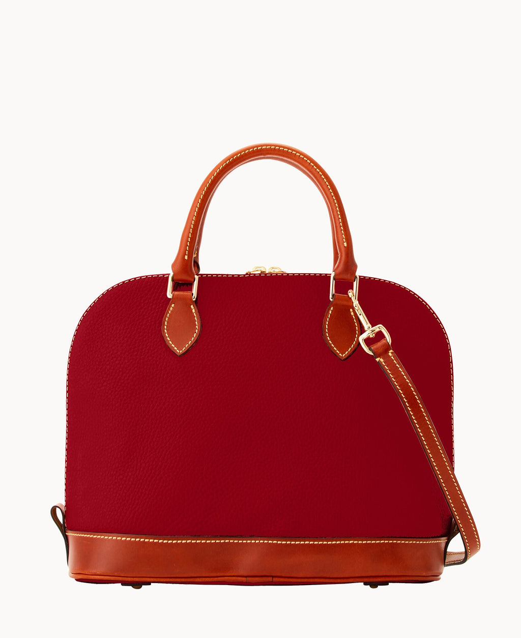 Pebble Grain Zip Zip Satchel - Image 137