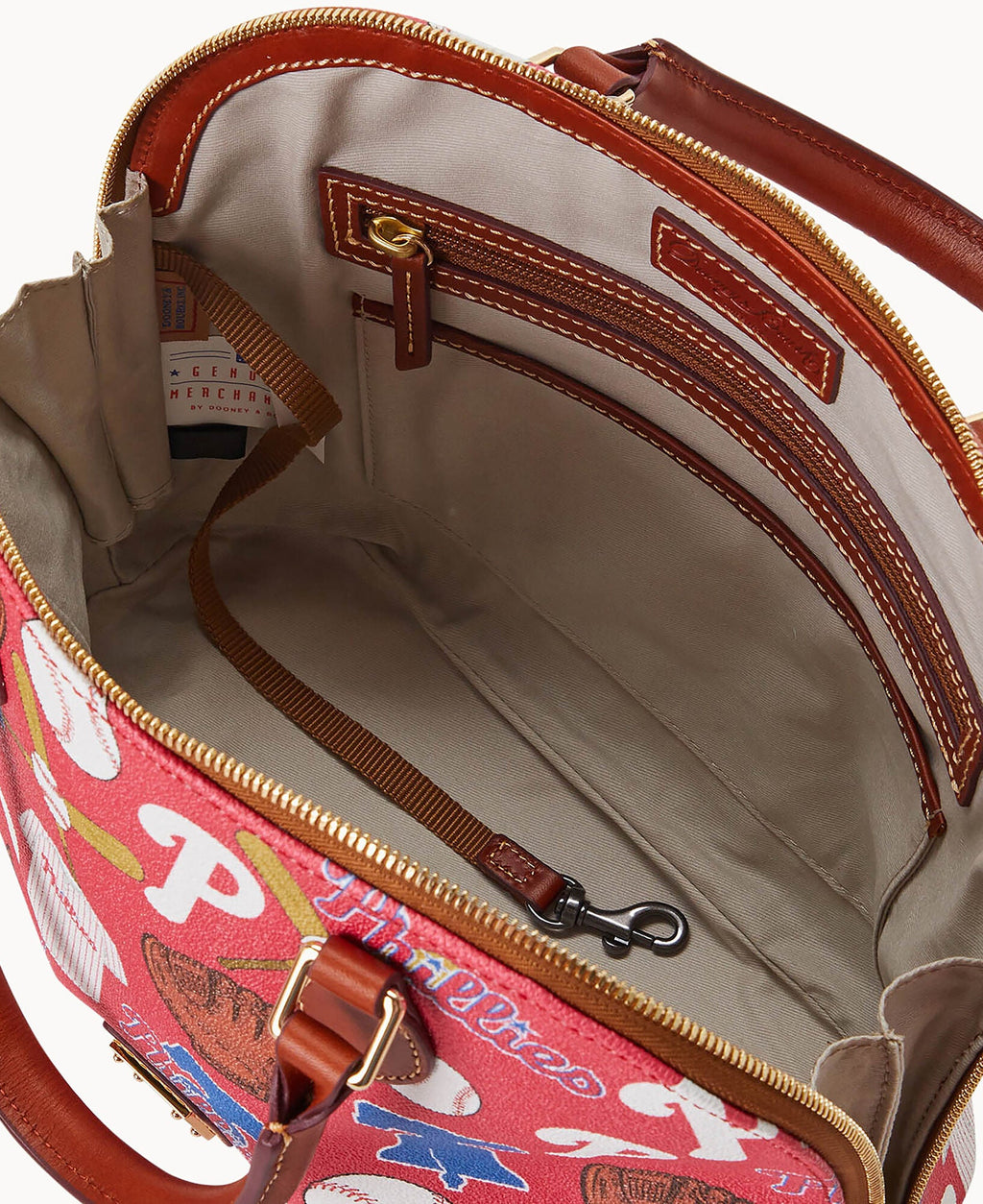 MLB Phillies Zip Zip Satchel - Image 3