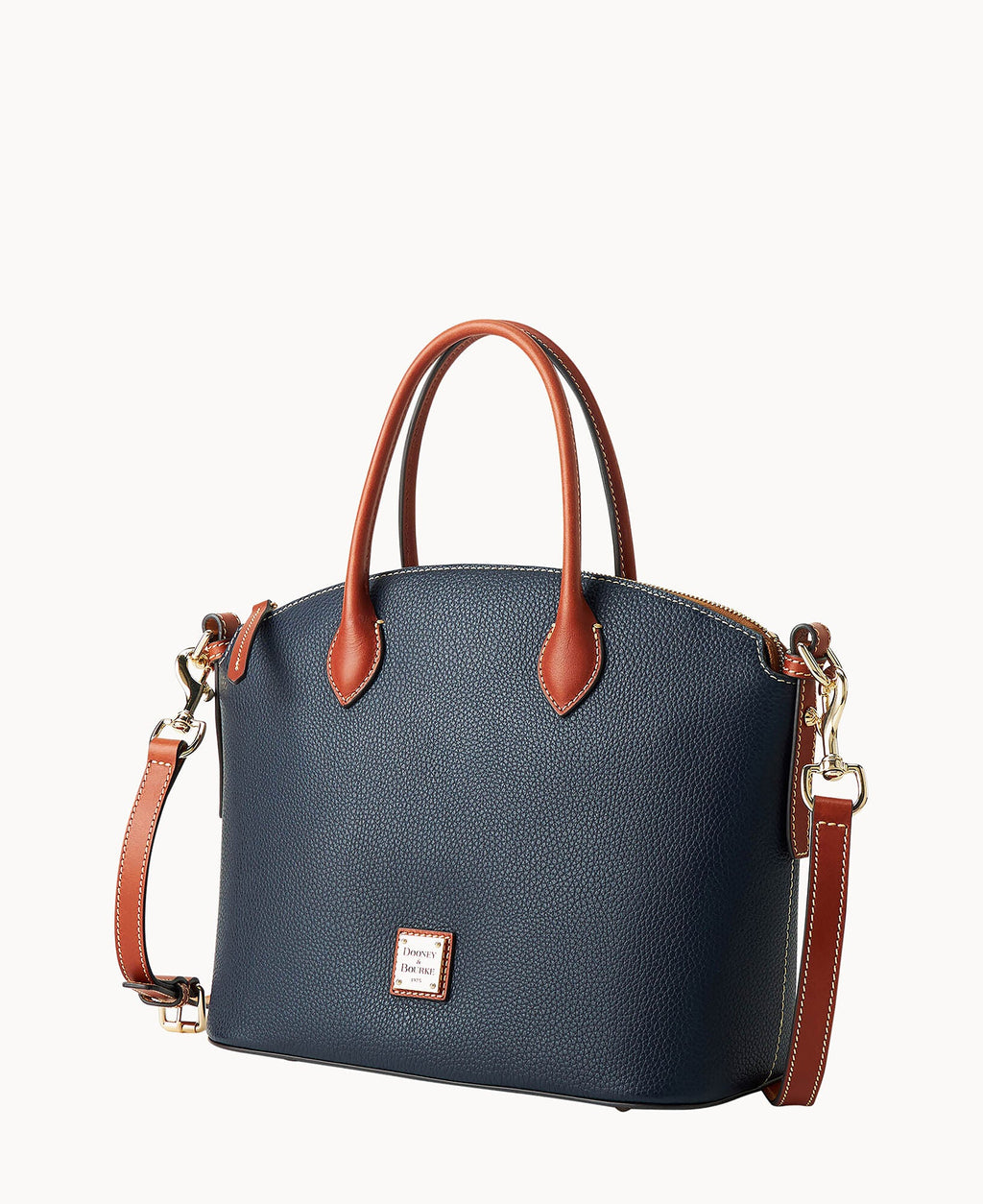 Pebble Grain Domed Satchel - Image 17