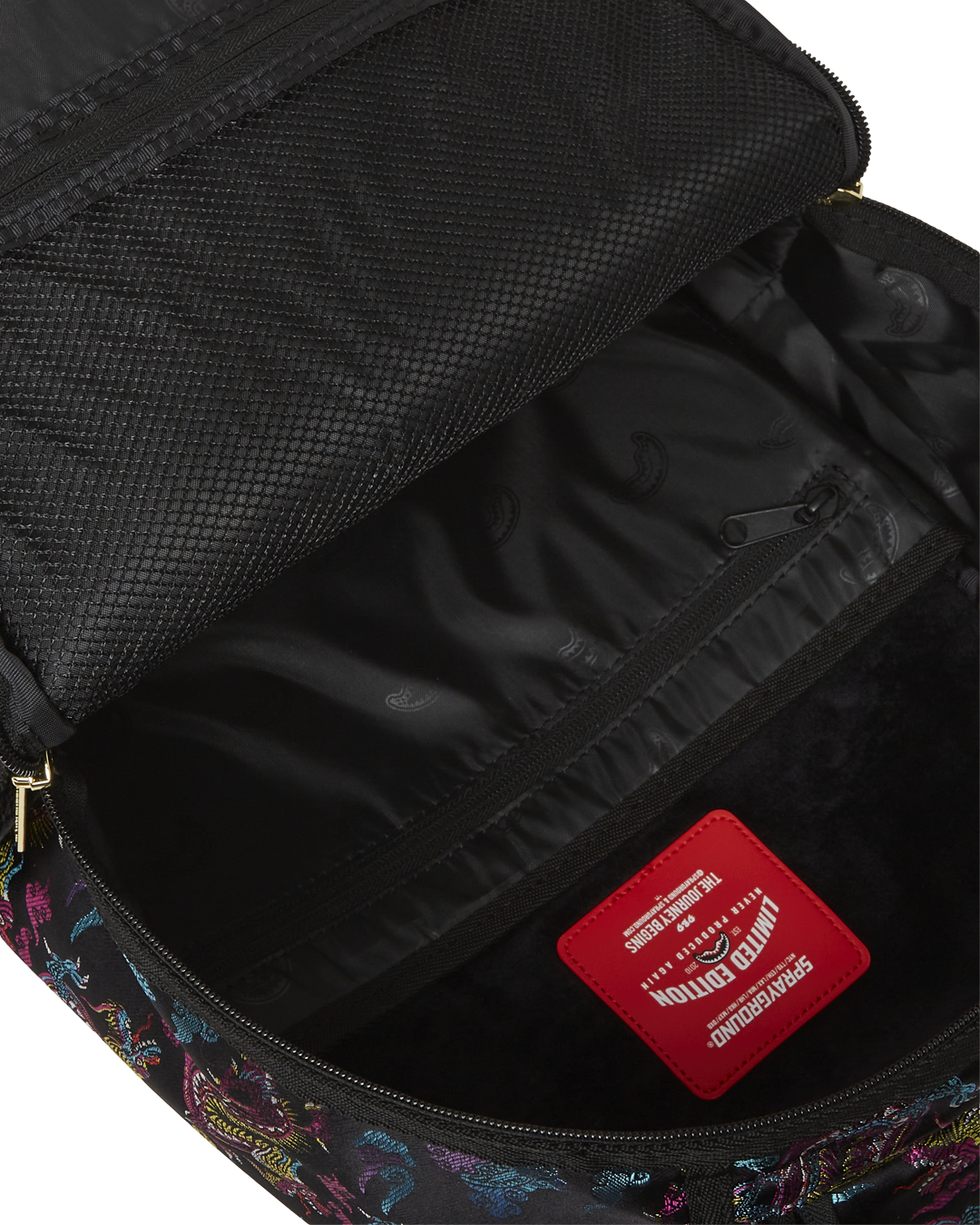 EMBROIDERED DRAGONS DLX BACKPACK