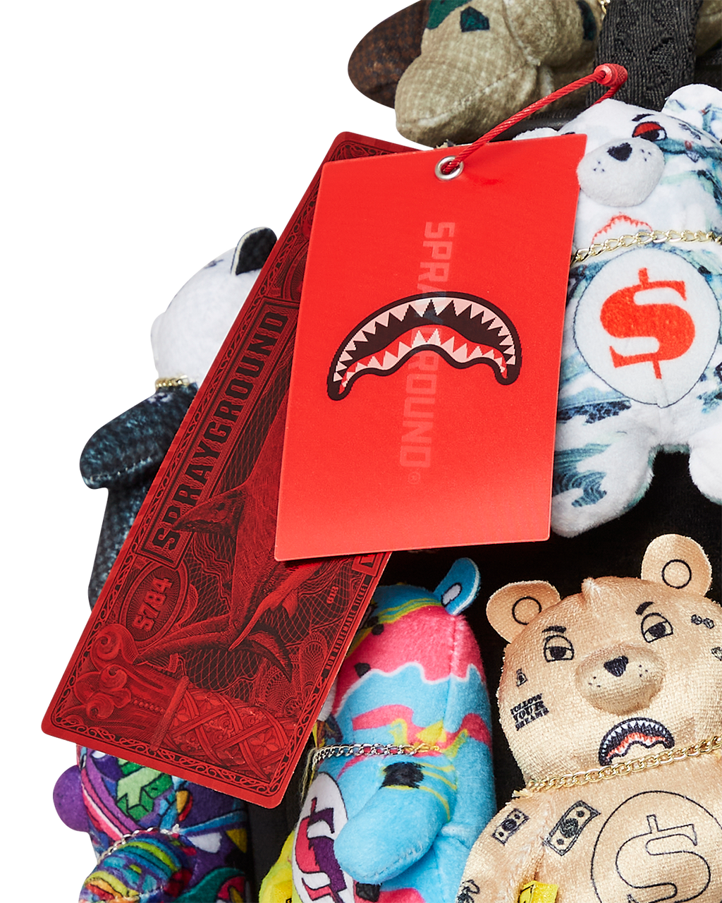 PACK OF BEARS REAL PLUSH BEARS RUNWAY PIECE BACKPACK - SUPER EXCLUSIVE