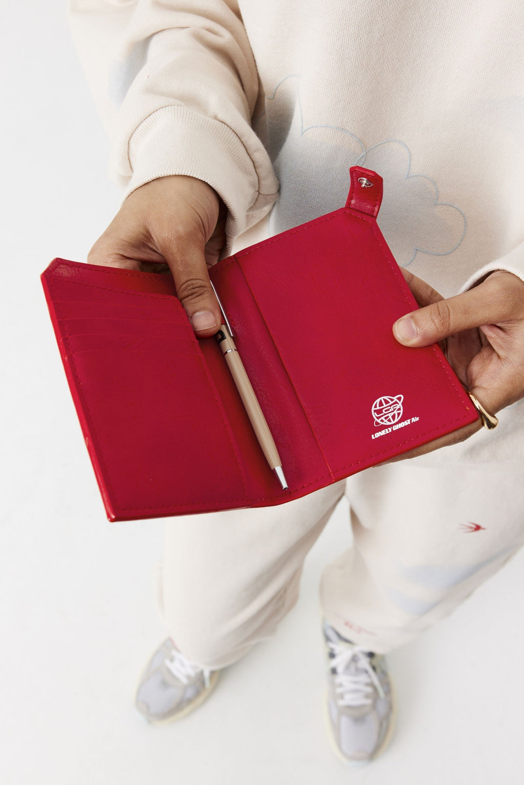Resale The Passport & Luggage Tag Set in Text Me Red