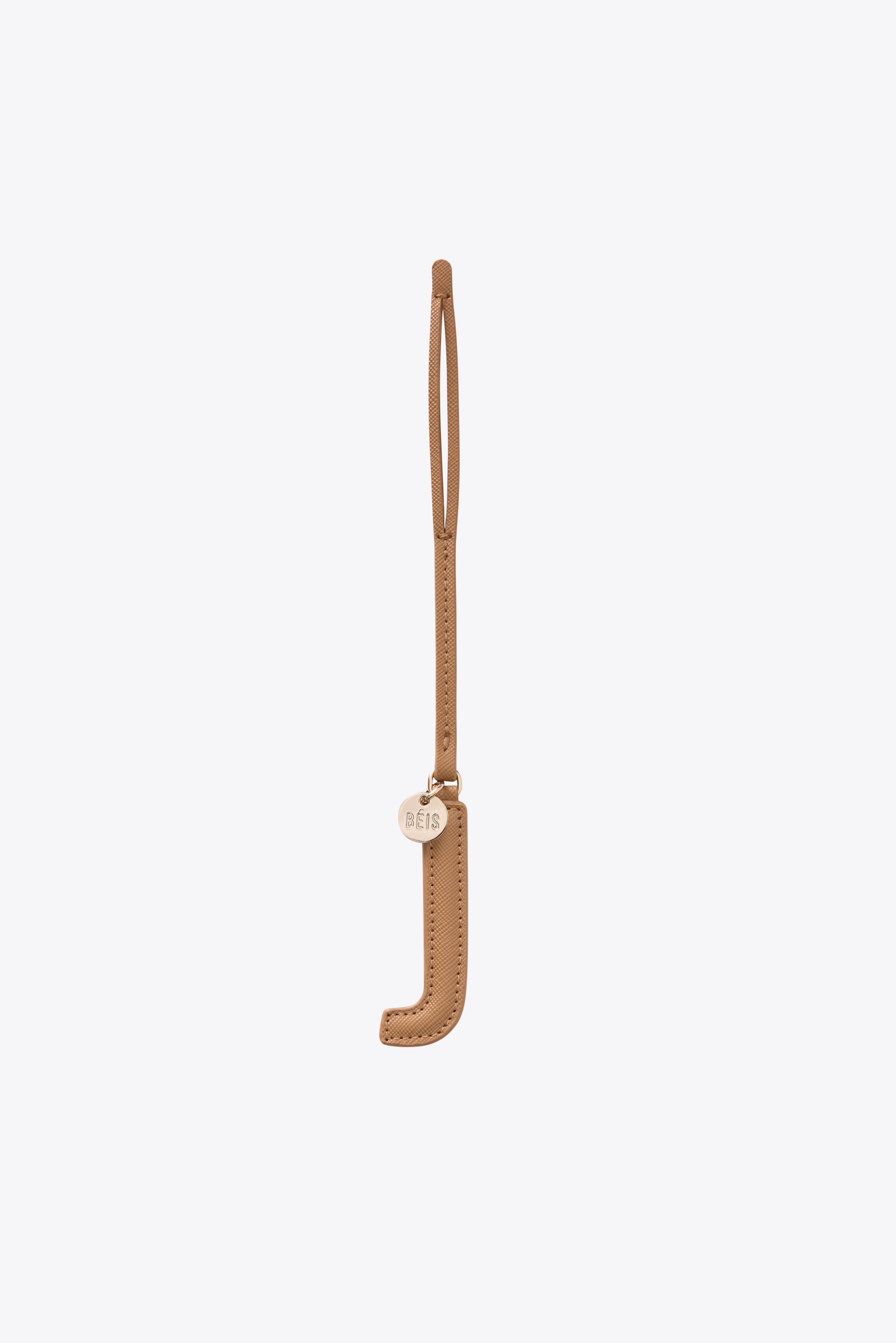 The Letter Charm in Camel
