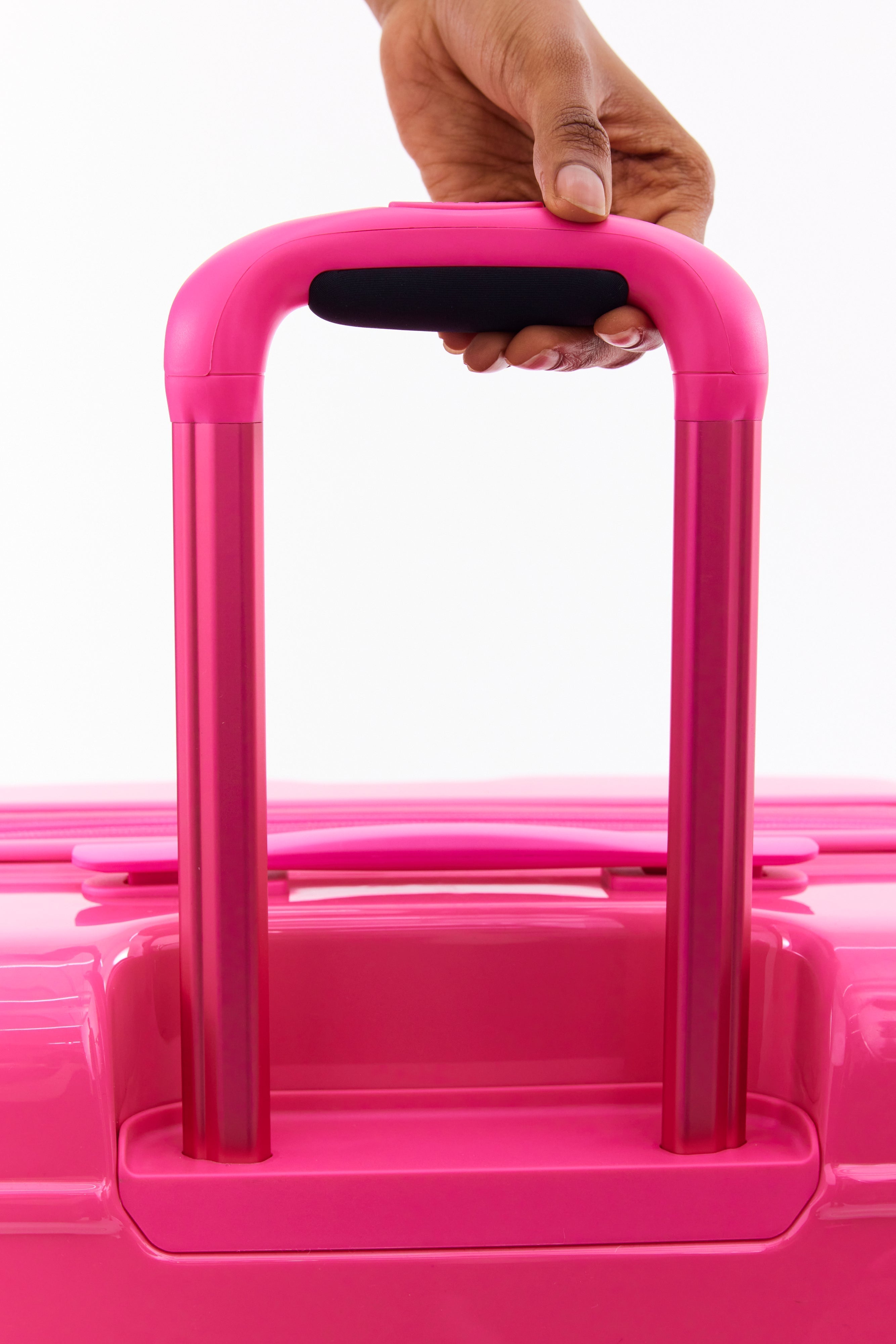 The Medium Check-In Roller in Barbie? Pink