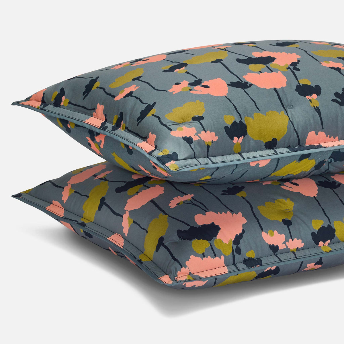 Washed Classic Percale Sham Set - Image 43