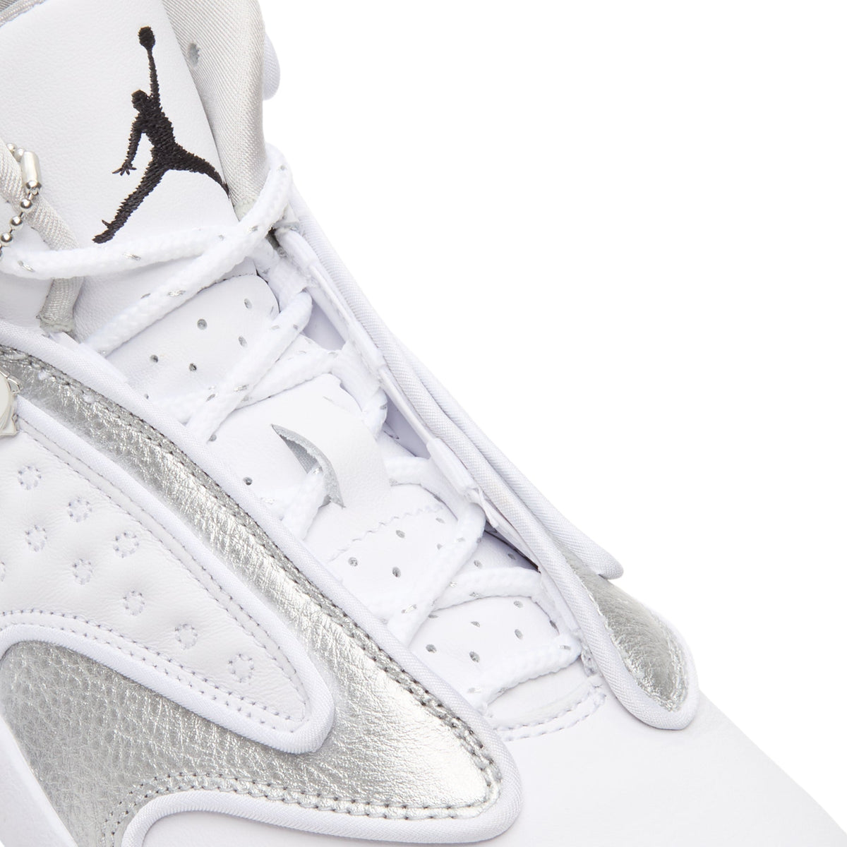 Air Jordan OG (White/Metallic Silver-Black) - Image 7