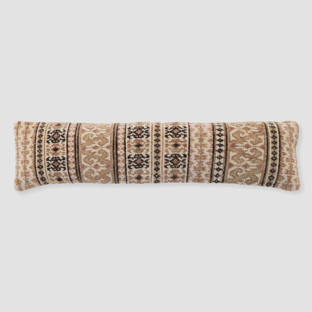 Calista Hand-Knotted Lumbar Pillow - Taupe