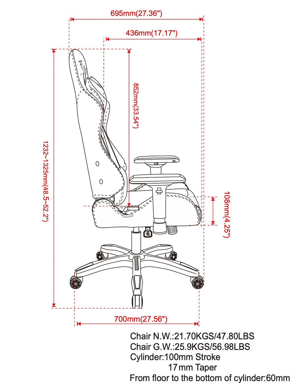 SG OG GAMING CHAIR