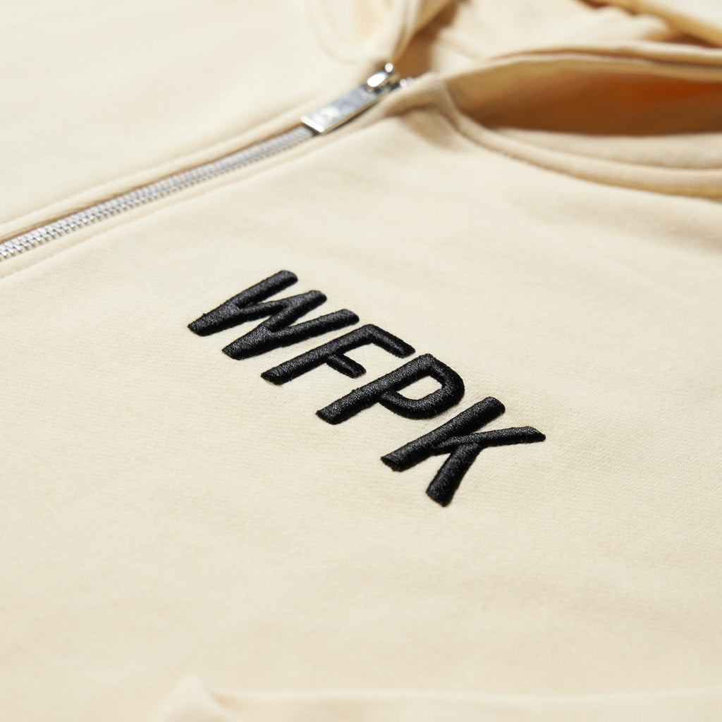 Cream Zip Up Hoodie (SALE)