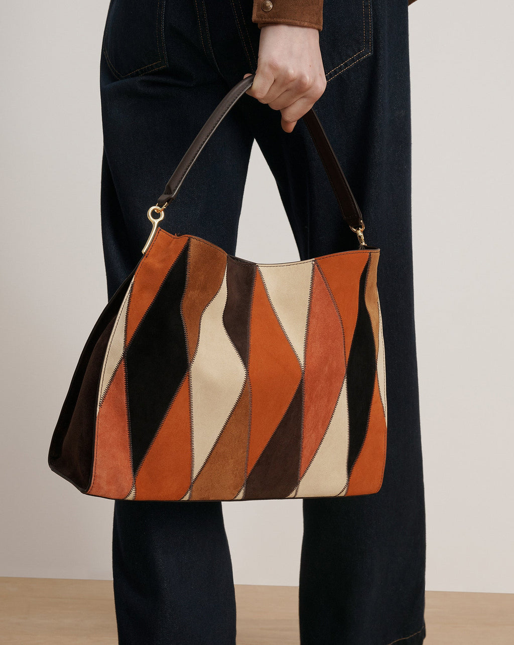 Vida Patchwork Shoulder Bag - Image 2