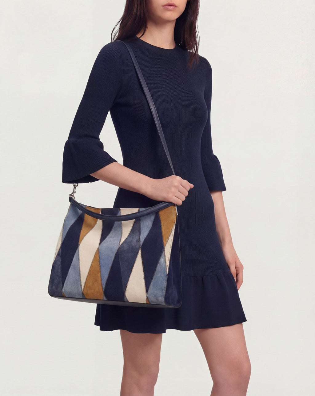 Vida Patchwork Shoulder Bag - Image 2