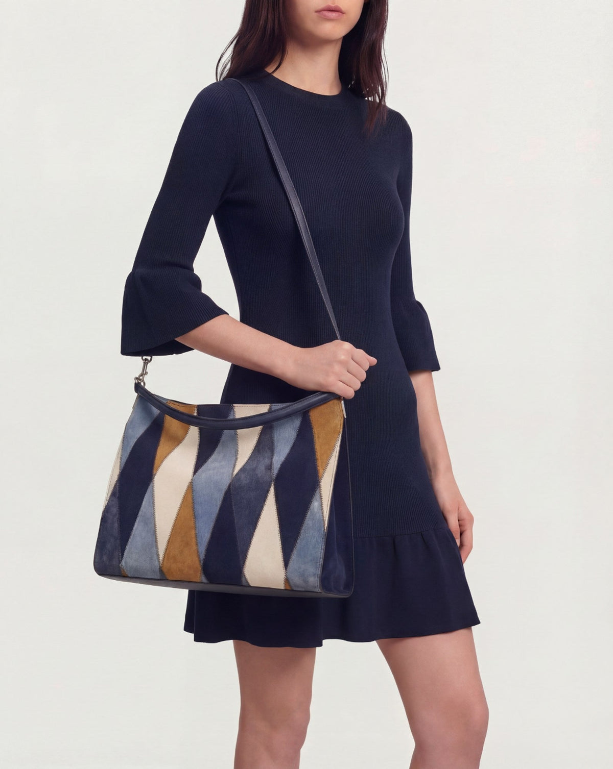 Vida Patchwork Shoulder Bag - Image 2