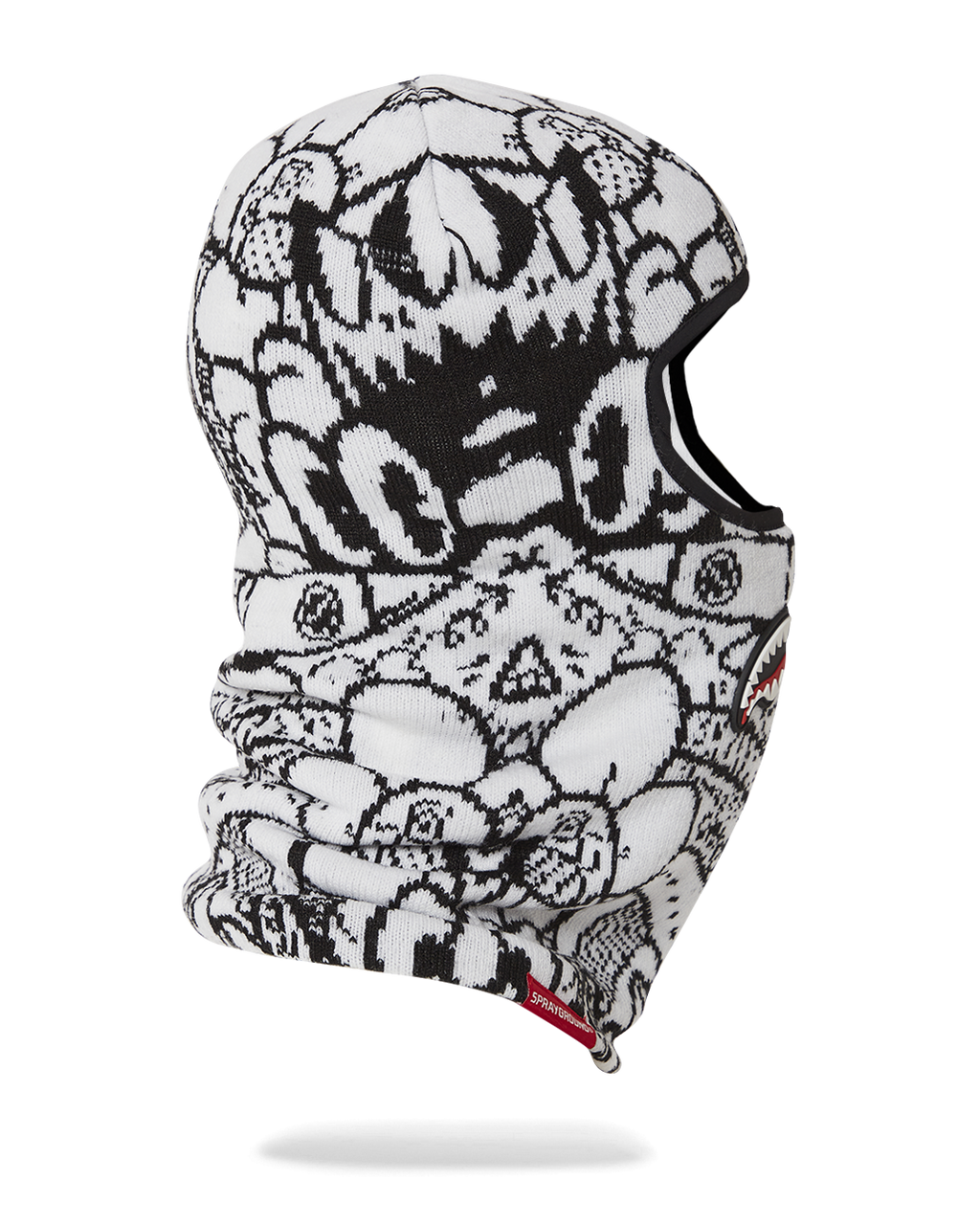 DOODLE SHARK SKI MASK