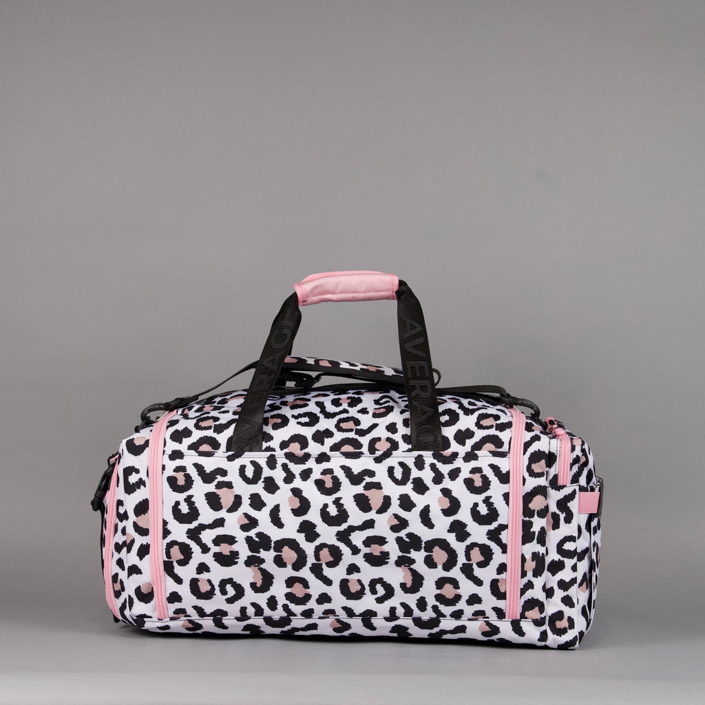 40L Ultimate Duffle Bag Leopard Pink Zip