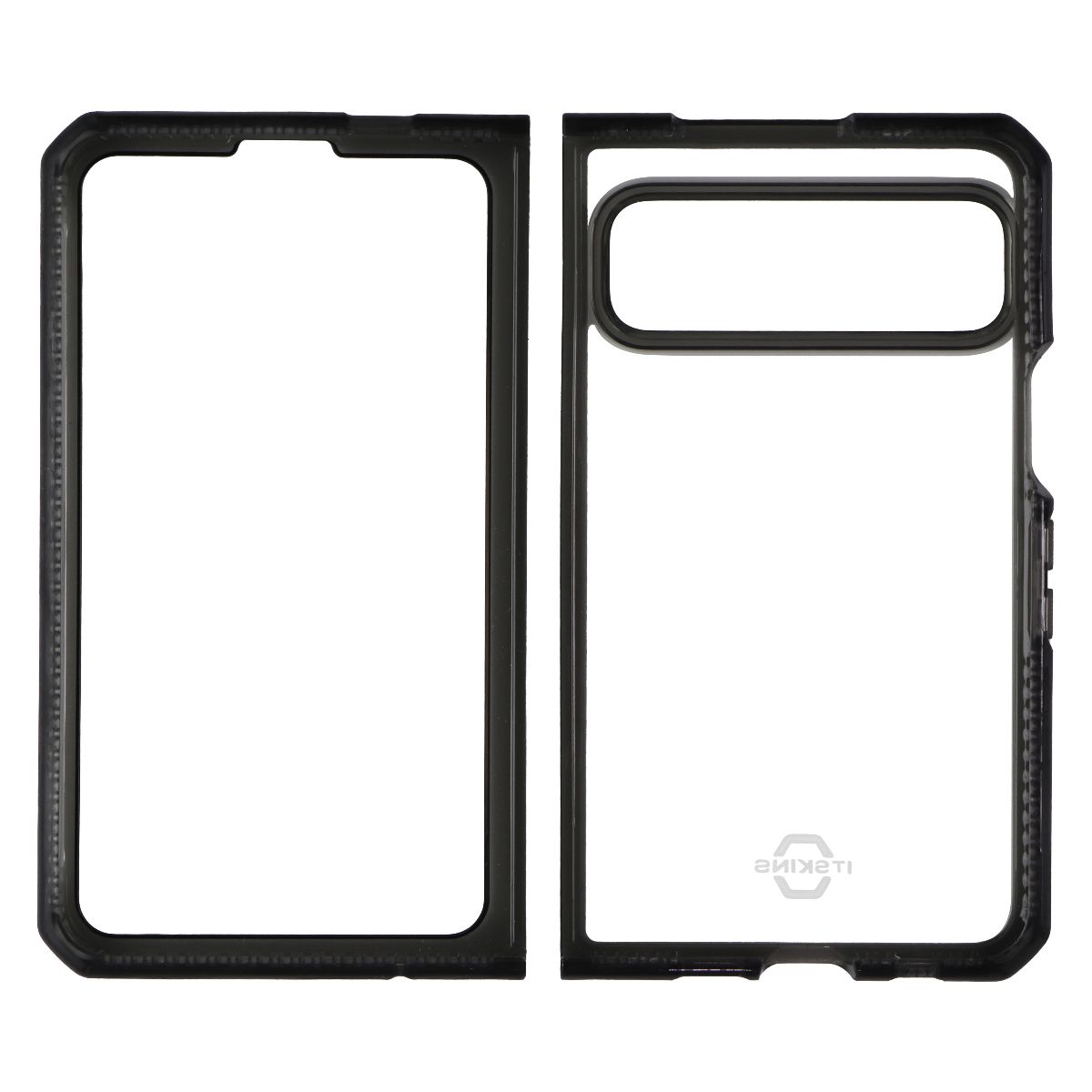 ITSKINS Hybrid_R Clear Case for Google Pixel Fold - Black/Transparent - New - Image 2