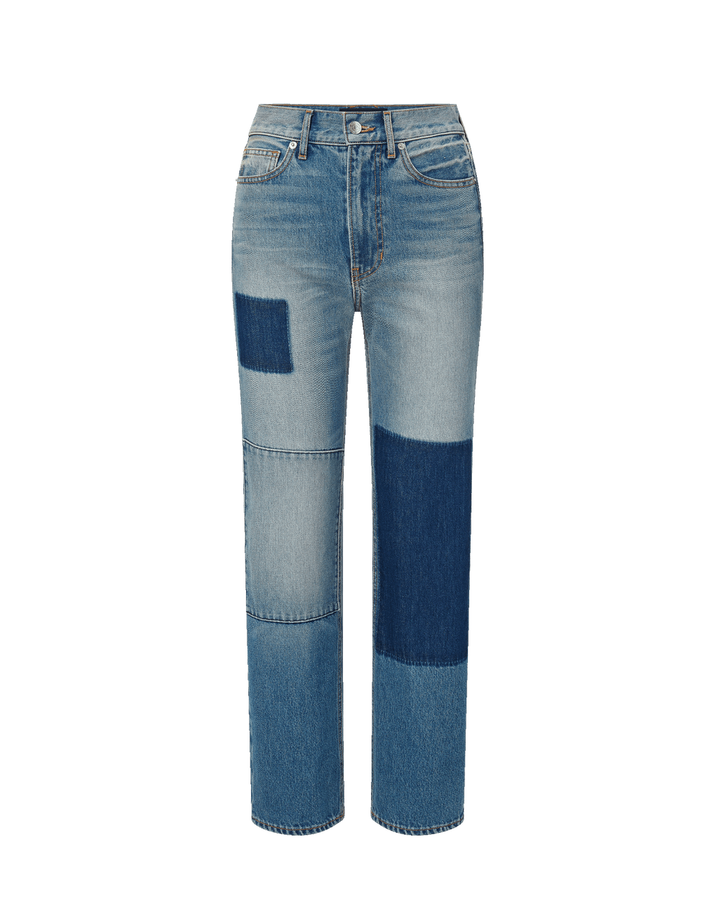 Dylan Patchwork Straight-Leg Jean - Image 7