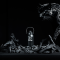 64oz Flask Black Leopard
