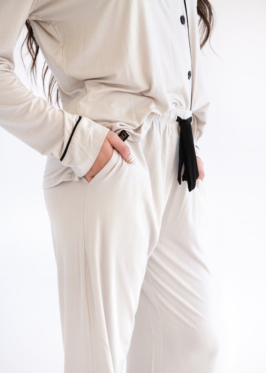 Middle of the Night Button Up - Ancient Scroll